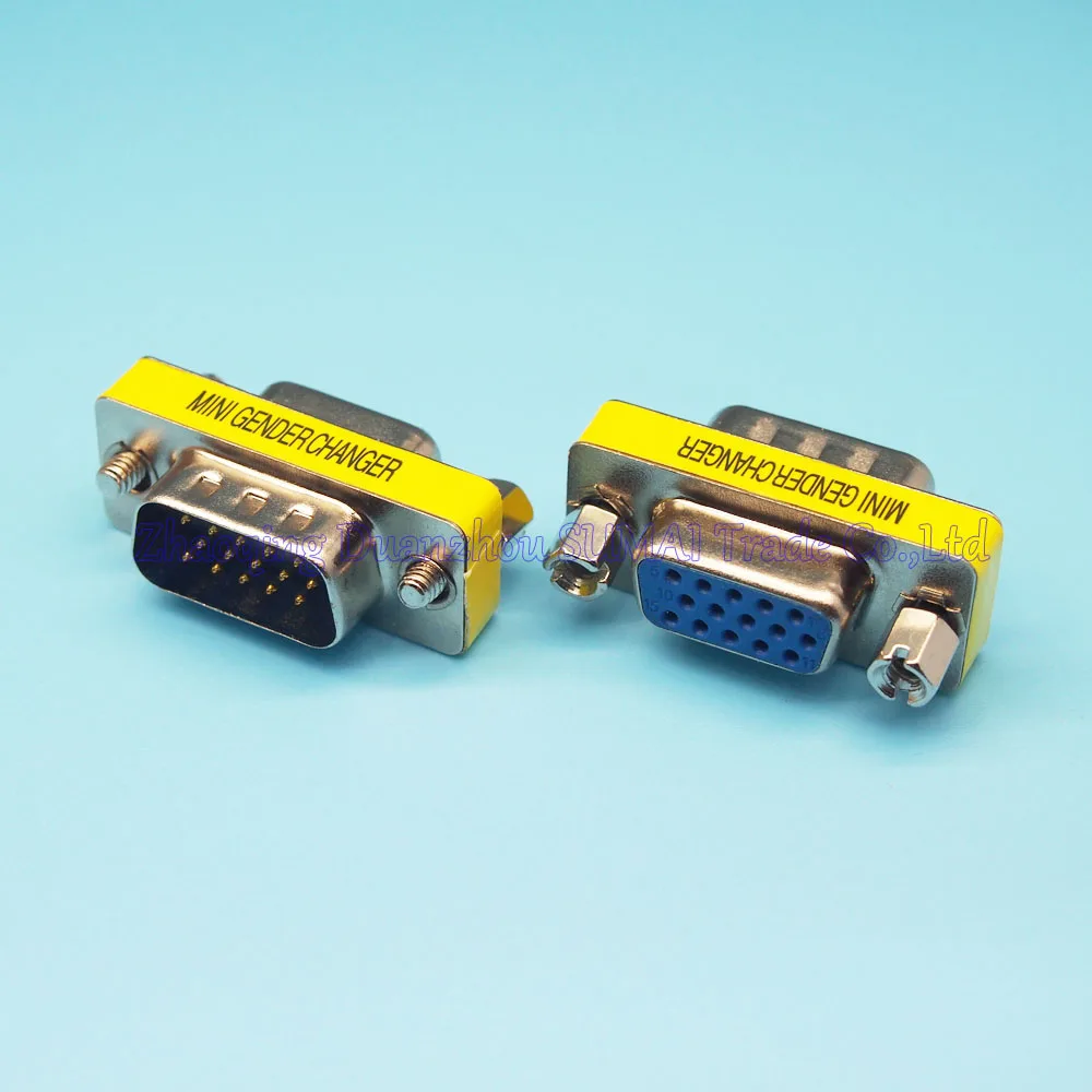 Адаптер VGA DB15 15 pin к 15Pin папа гнезду разъем дисплей интерфейс конвертер головка |