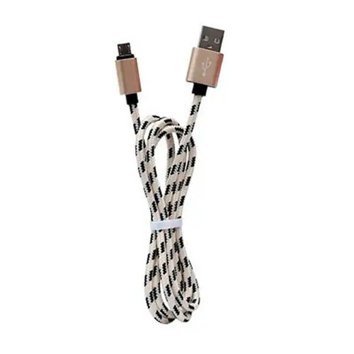 Цвет: желтый Новинка, цветной кабель для быстрой зарядки, шнур, Micro USB, нейлоновая оплетка, для синхронизации данных, зарядки, линия питания для мобильного телефона samsung Android - Цвет: Цвет: желтый