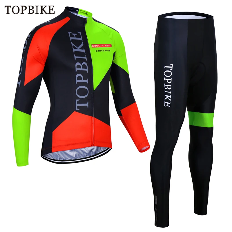 Winter Cycling Set Профессиональная Зимняя Теплая Флисовая одежда для велоспорта, комплект одежды для горного велосипеда, одежда для гонки на велосипедах велосипедные костюмы - Цвет: Winter Cycling Set