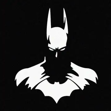 White 20 см высокий Бэтмен бюст DC наклейки из комиксов Искусство автомобиля кузова наклейки окна Прохладный винил художественный узор Съемный Декор автомобиля TA005 - Название цвета: White