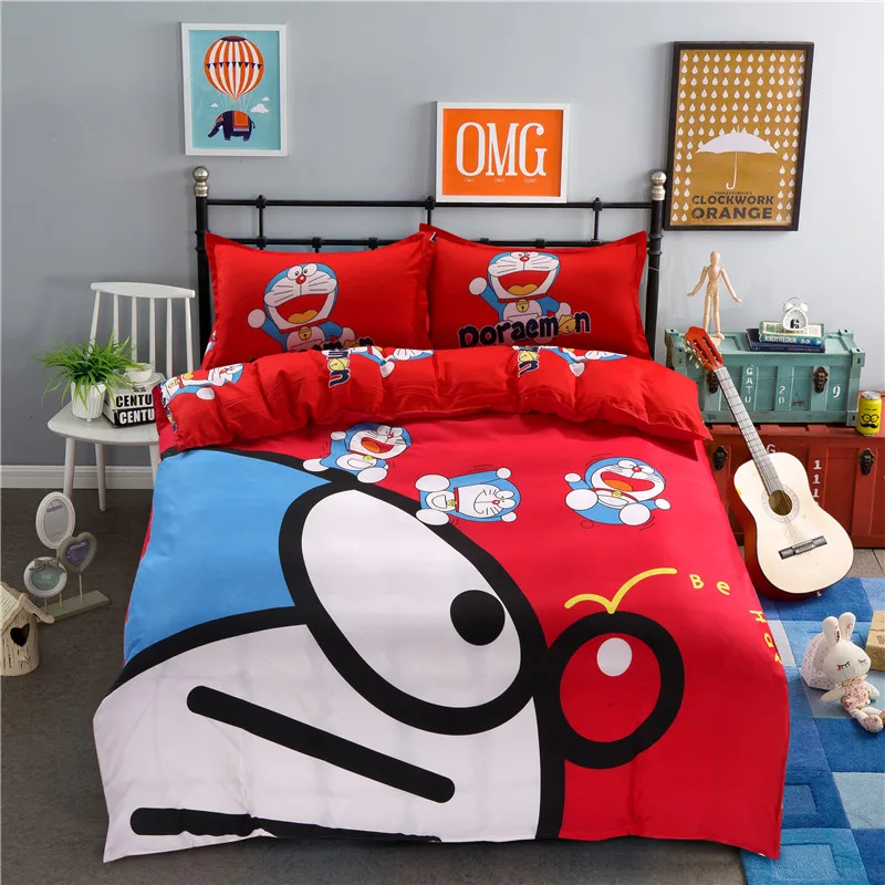 Doraemon nordic Детский комплект постельных принадлежностей/doona простыня наволочка