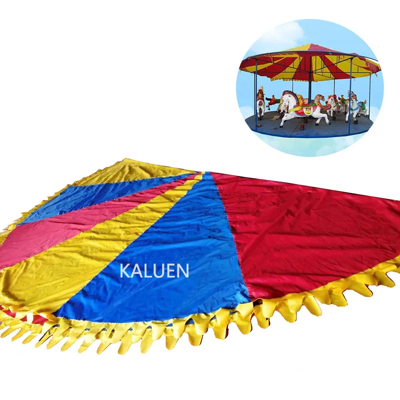 Классическая карусель на заказ круглая крыша из ПВХ|Каталки-пушкары животные| |