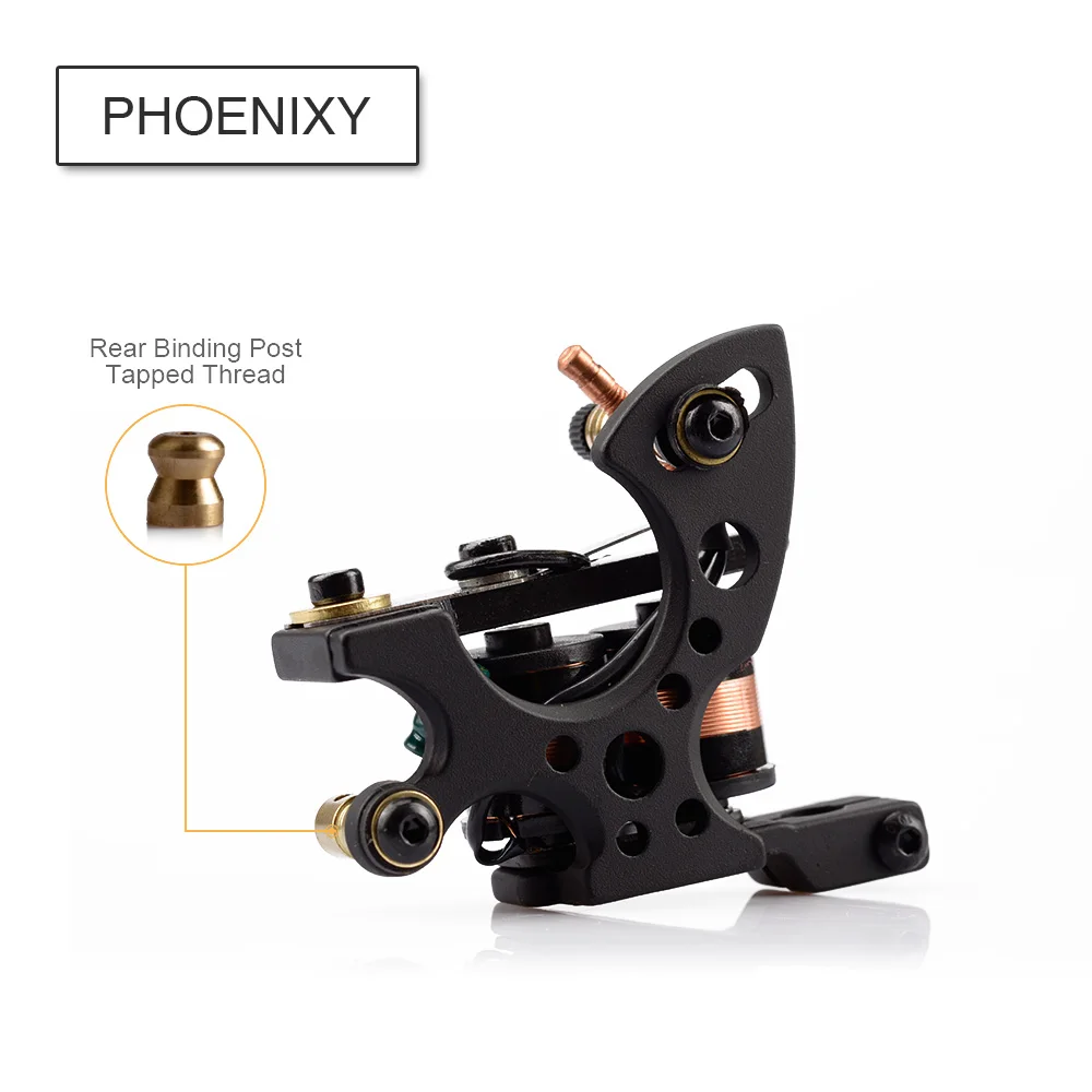 Полный набор для тату 8 катушек рулонов пистолет машина 4 цвета бесконтактные