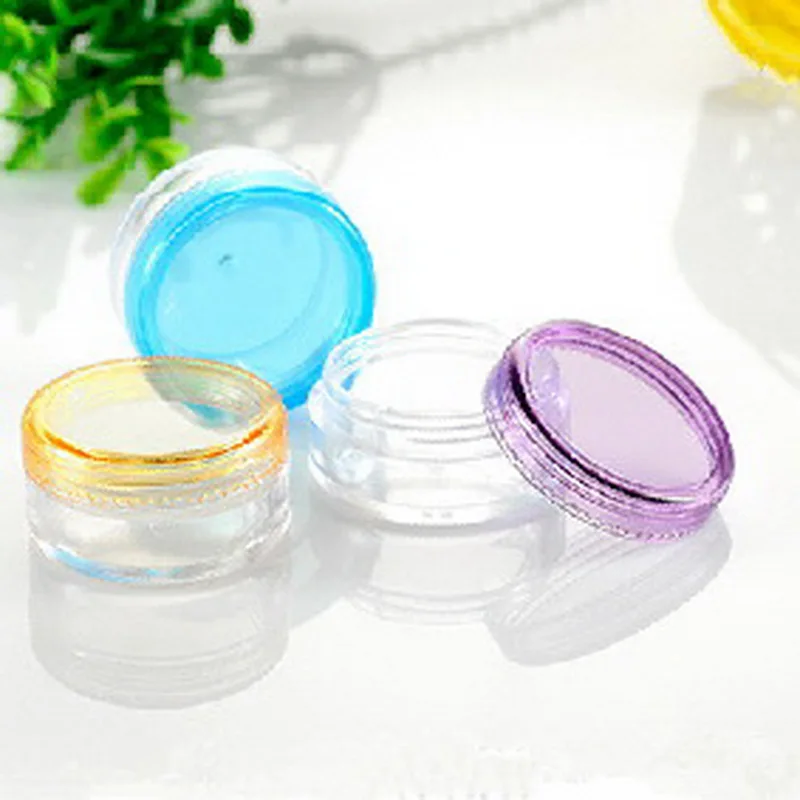 10 шт./лот 3 г косметическая пустая банка контейнер для косметики крема лица