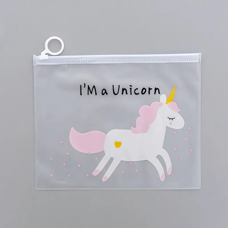 Unicorn-1 Милый розовый Леопардовый Единорог прозрачная дорожная косметичка Косметическая пилочка Сумка Женский Органайзер туалетный комплект для хранения коробка - Цвет: Unicorn-1