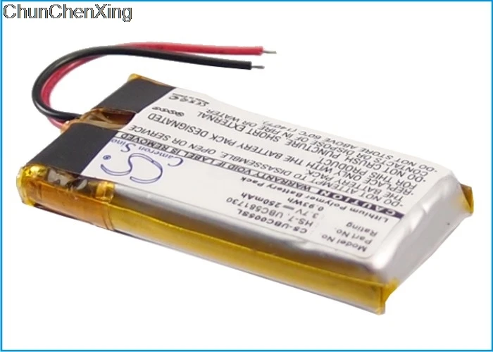 HS 7 батареи Cameron Sino 250mAh UBC581730 для Ultralife UBC005 UBP005|Цифровые аккумуляторы| |