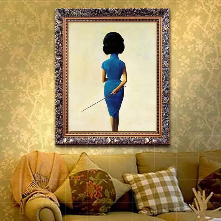 Художественная живопись Miss Lady Ручная роспись Картина маслом Люди Секс Девушка