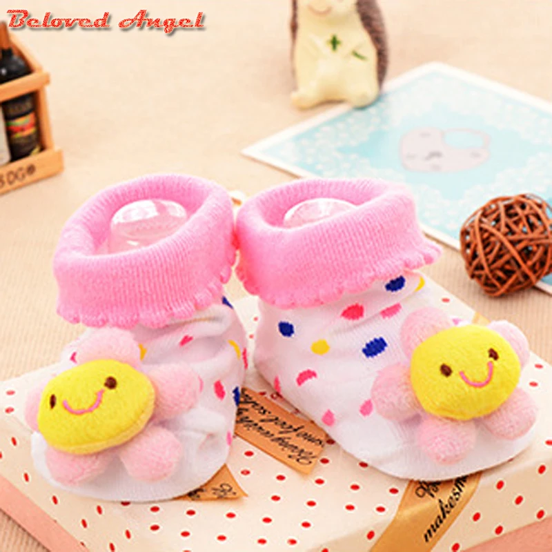 1 пара дышащие носки для маленьких мальчиков и девочек детские Kawaii хлопковые с 3d
