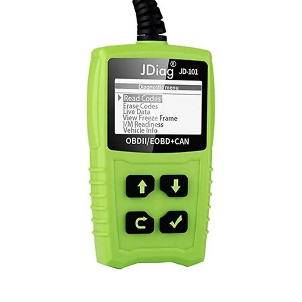 Диагностическое устройство OBDII EOBD AL519 для автомобиля сканер кодов OBD считыватель