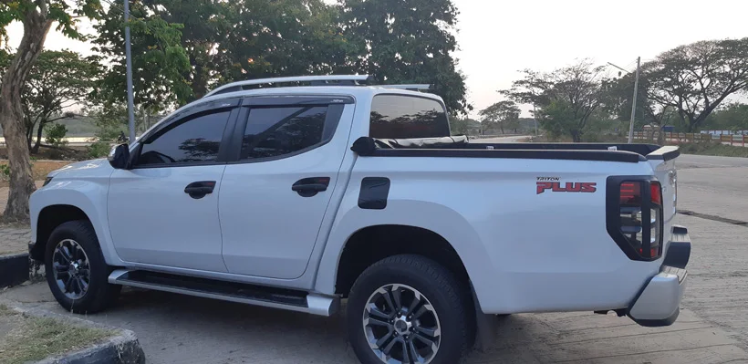 Стиль Багажник На Крышу для Mitsubishi L200 TRITON, гарантия удовлетворенного качества, утолщенный алюминий, отличная живопись