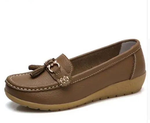 Лидер продаж 2018 Новинка осени из натуральной кожи среднего возраста матери обувь