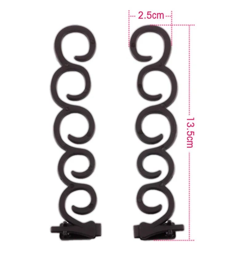 2pcs/set Flower Magic Hair Clip Braider Stylist Queue Twist Plait Hair Braid Hairstyle Styling Pince Cheveux Fermagli Capelli