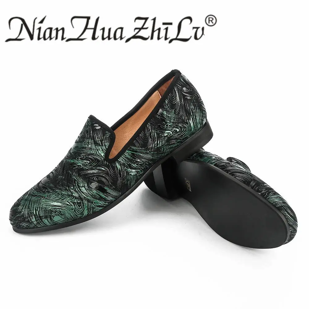 Туфли мужские с принтом на плоской подошве свадебные 6 5-13 5 | Обувь