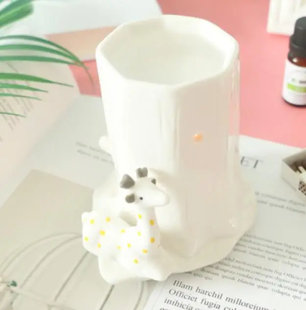 Милый мультяшный керамический подсвечник ароматерапия аромат эфирное масло