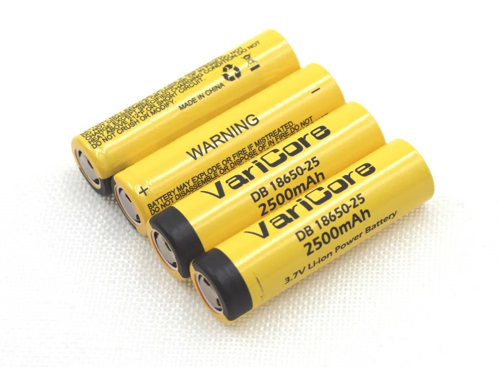 Литий ионная аккумуляторная батарея VariCore 18650 2500 мАч 3 6 В 20 А|rechargeable battery|18650 rechargeable