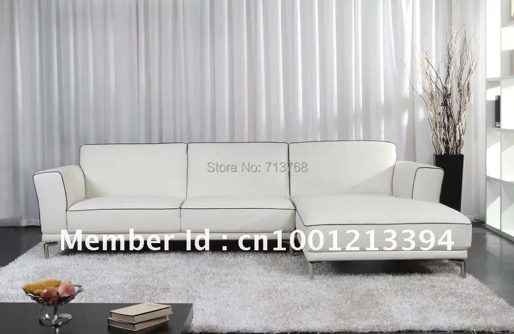 Современная мебель/гостиная угловой кожаный диван/секционный диван|leather sofa|sectional