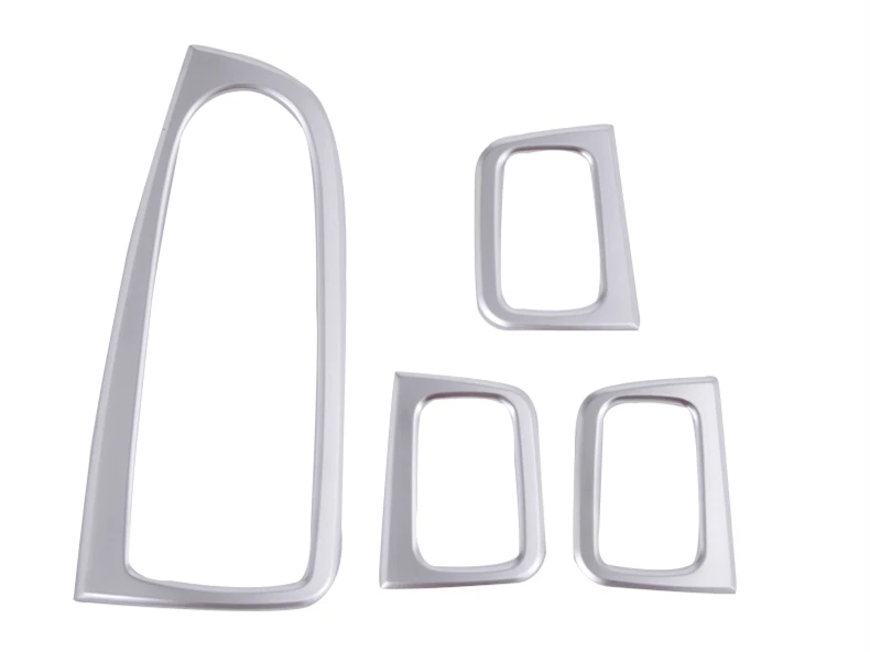 as picture 4pcs Внутренняя дверь, окно, кнопка лифта, переключатель, панель, крышка, отделка интерьера для Mercedes Benz C Class W205 C180 C200 C300 - Цвет: as picture 4pcs