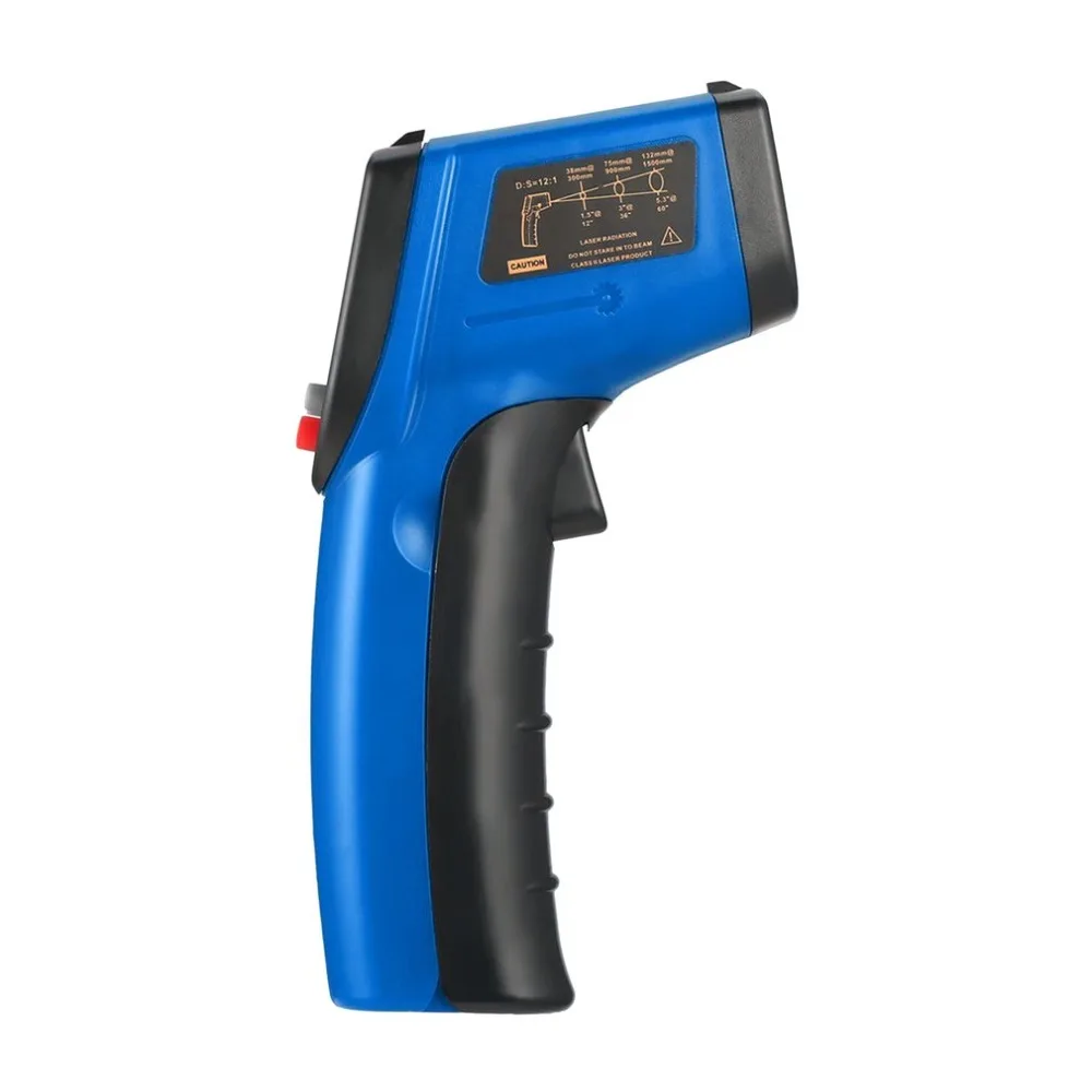 Инфракрасный термометр Бесконтактный цифровой ЖК пистолет ИК лазерная точка