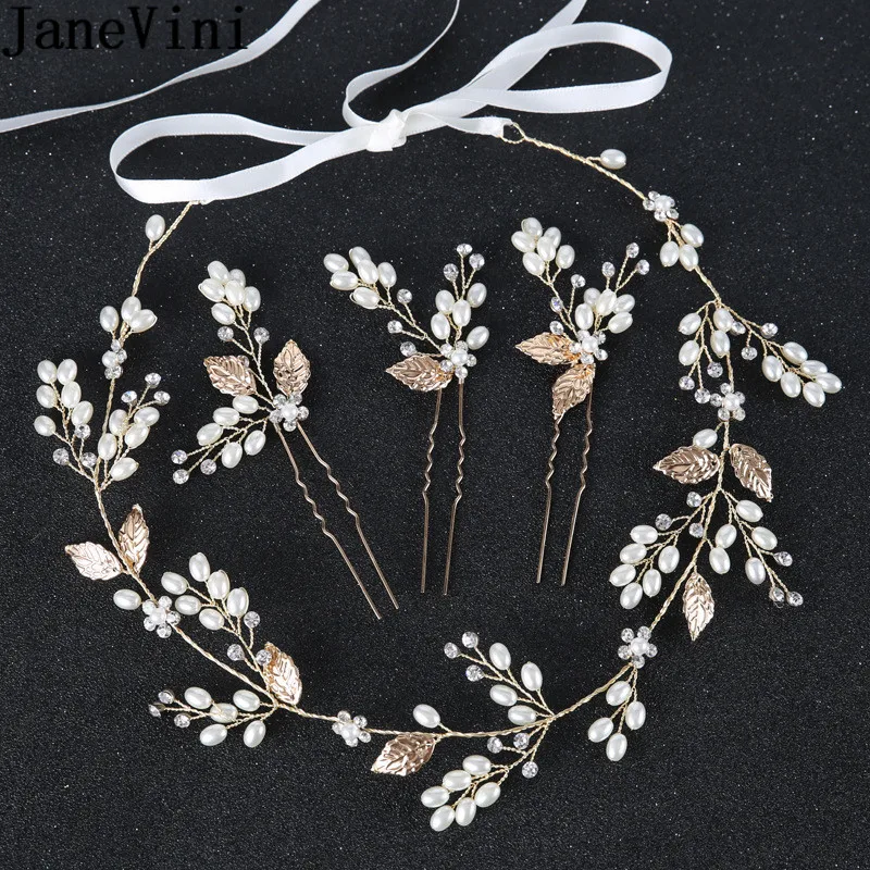 Свадебный головной убор с жемчужинами и кристаллами для невесты|Украшения волос|