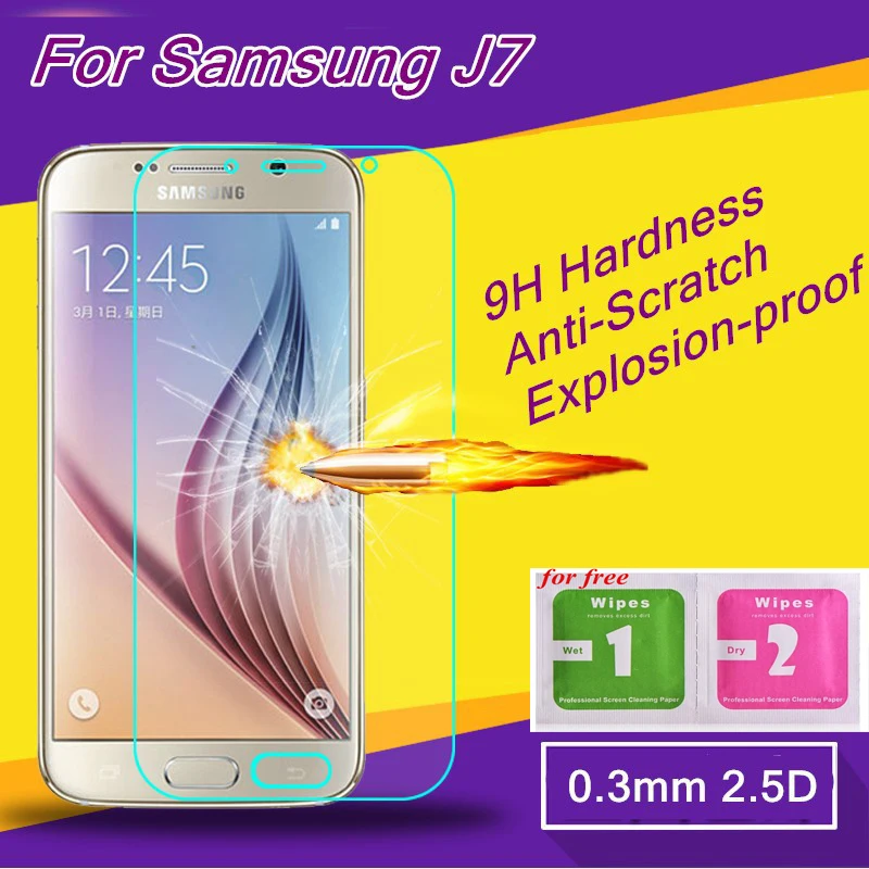 2 шт./лот Защитная пленка для экрана Samsung Galaxy JI J2 J3 J5 J7 передней панели телефона