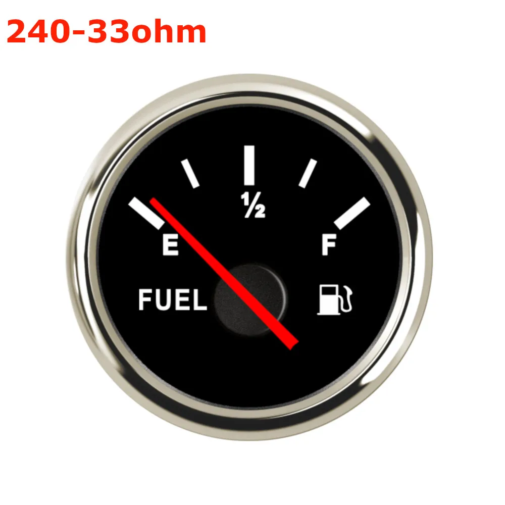 BS 240-33ohm 52 мм " 9-32 в датчик уровня топлива Автомобильная лодка морской E-1/2-F датчик уровня топливного бака 0-190ohm 240-33ohm указатель топлива светодиодный дисплей - Цвет: BS 240-33ohm