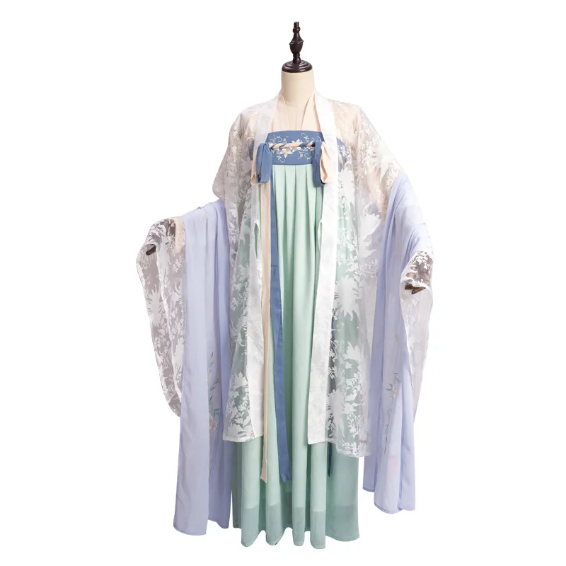 Улыбающийся ангел традиционное женское платье старинного китайского костюма прекрасного танца Ханьфу принцессы династии.