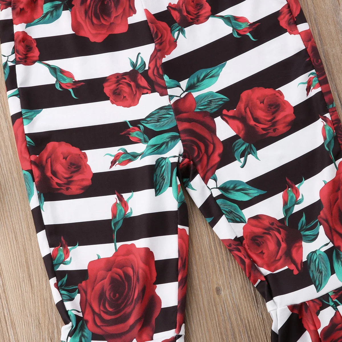 2018 Детские Полосатые брюки-колокольчик для маленьких девочек брюки-клеш