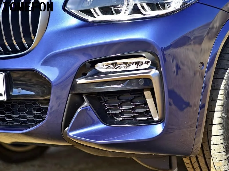 TOMEFON для BMW X3 G01 M Sport Edition 2018 ABS Хромированная передняя фара противотуманная бровей