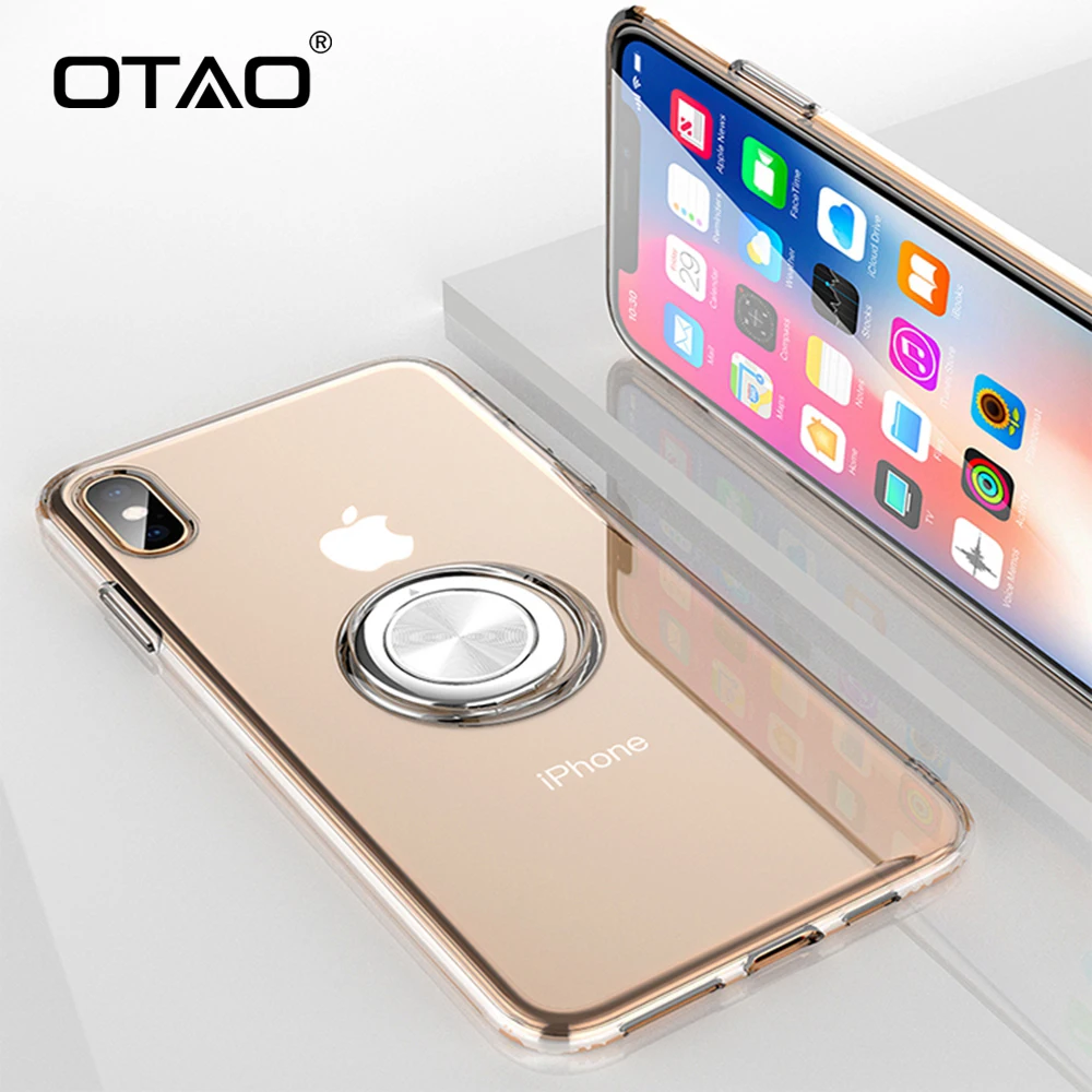 Защитный чехол OTAO Ультратонкий Мягкий из ТПУ с магнитом для iPhone XS MAX X XR 8 7 6 6S Plus |