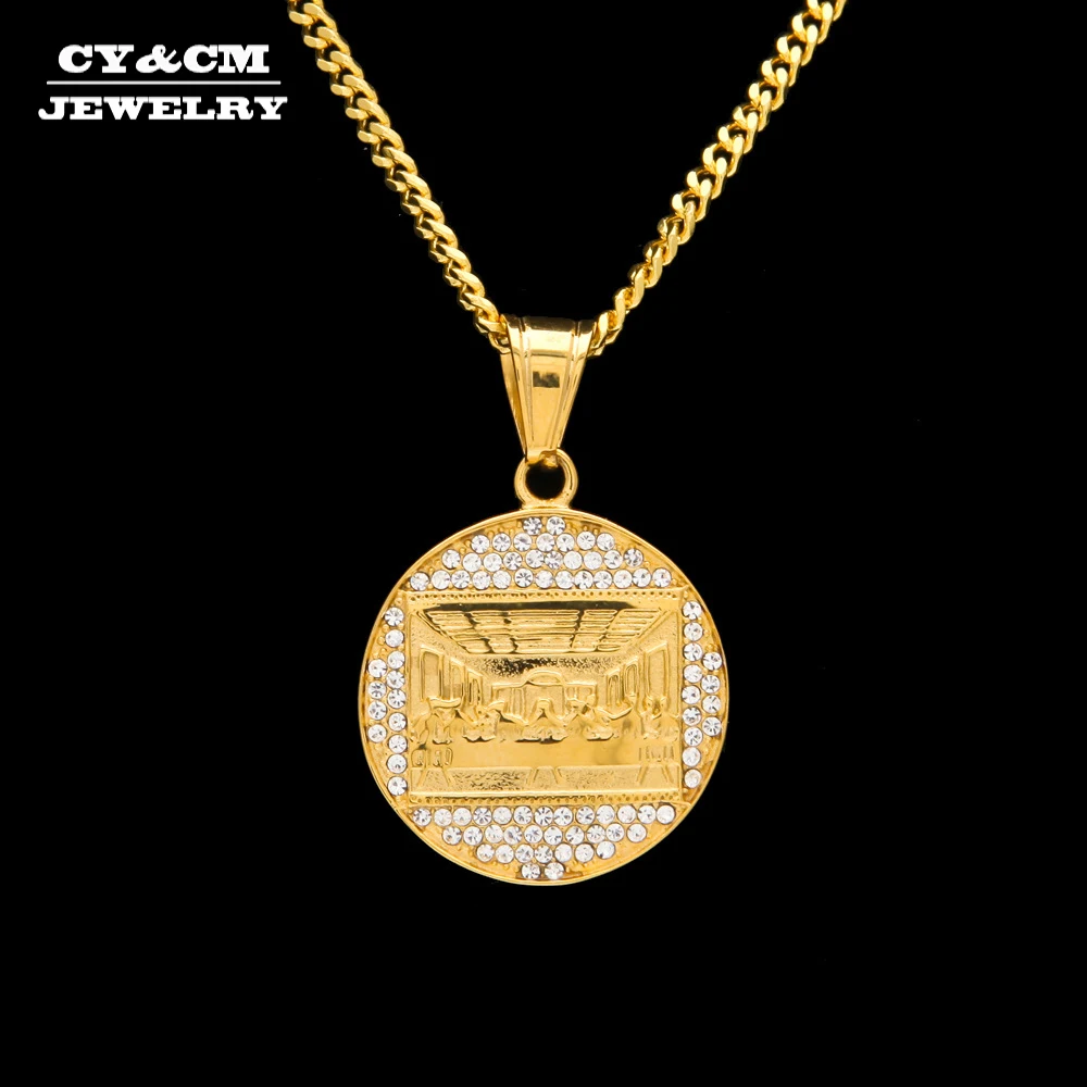 Цепочка CY & CM из нержавеющей стали для мужчин и женщин Ювелирное Украшение с