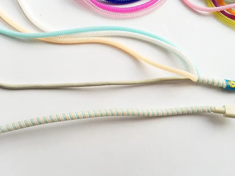 1000 шт. пружинная защита кабеля для зарядки 60 см | Электроника