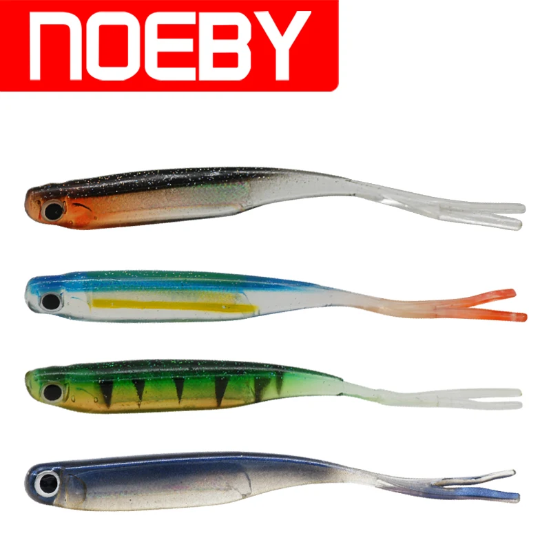Noeby Мягкая приманка 5 шт. 75 мм 1 7 г или 4 115 3 силиконовая рыболовная Pescaria Leurre peche Iscas
