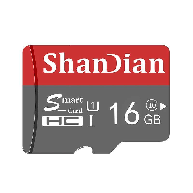 B ShanDian Оригинальная карта Micro SD 64 Гб класс 10 карта памяти microSD 8 ГБ 16 ГБ 32 ГБ TF карта microSDHC/SDXC Для смартфонов/планшетных ПК - Емкость: B