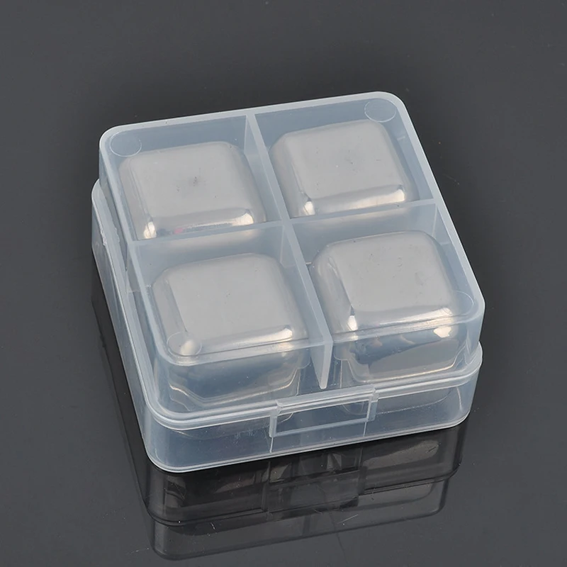 4 шт./6 шт./8 шт./компл. винные камни из нержавеющей стали охладители льда кубик для