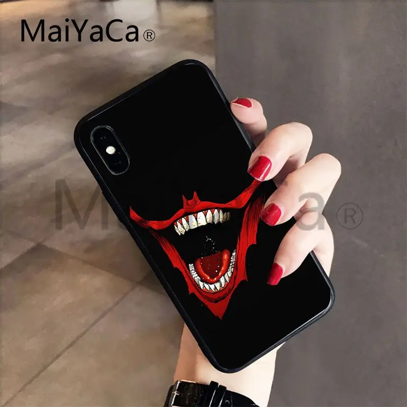 MaiYaCa Poker Joker Picture Classic Pictures Cover мобильный телефон чехол для iphone 7plus X 8 8plus и 5 5s 6s
