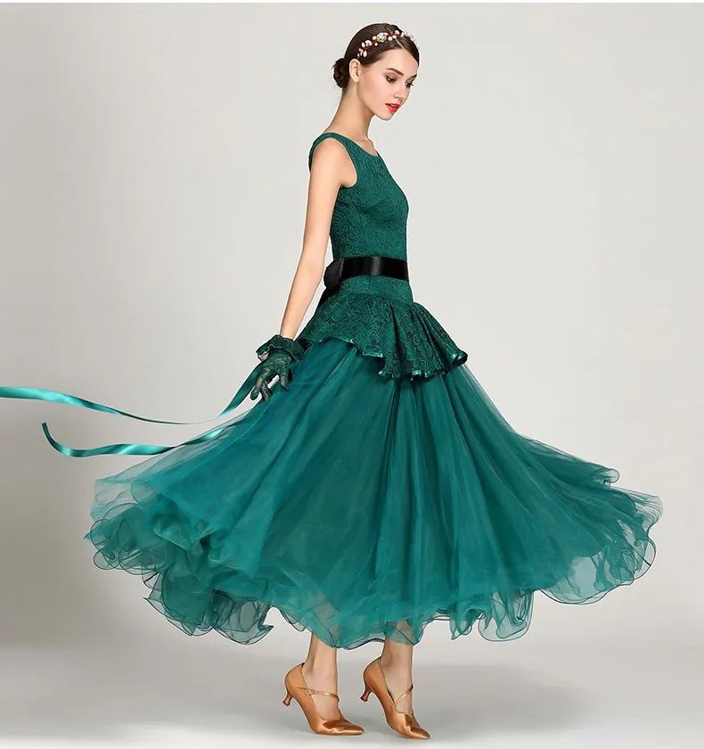 women ballroom waltz dress rumba standard smooth dance dresses Standard social dress Ballroom dance competition dress for woman