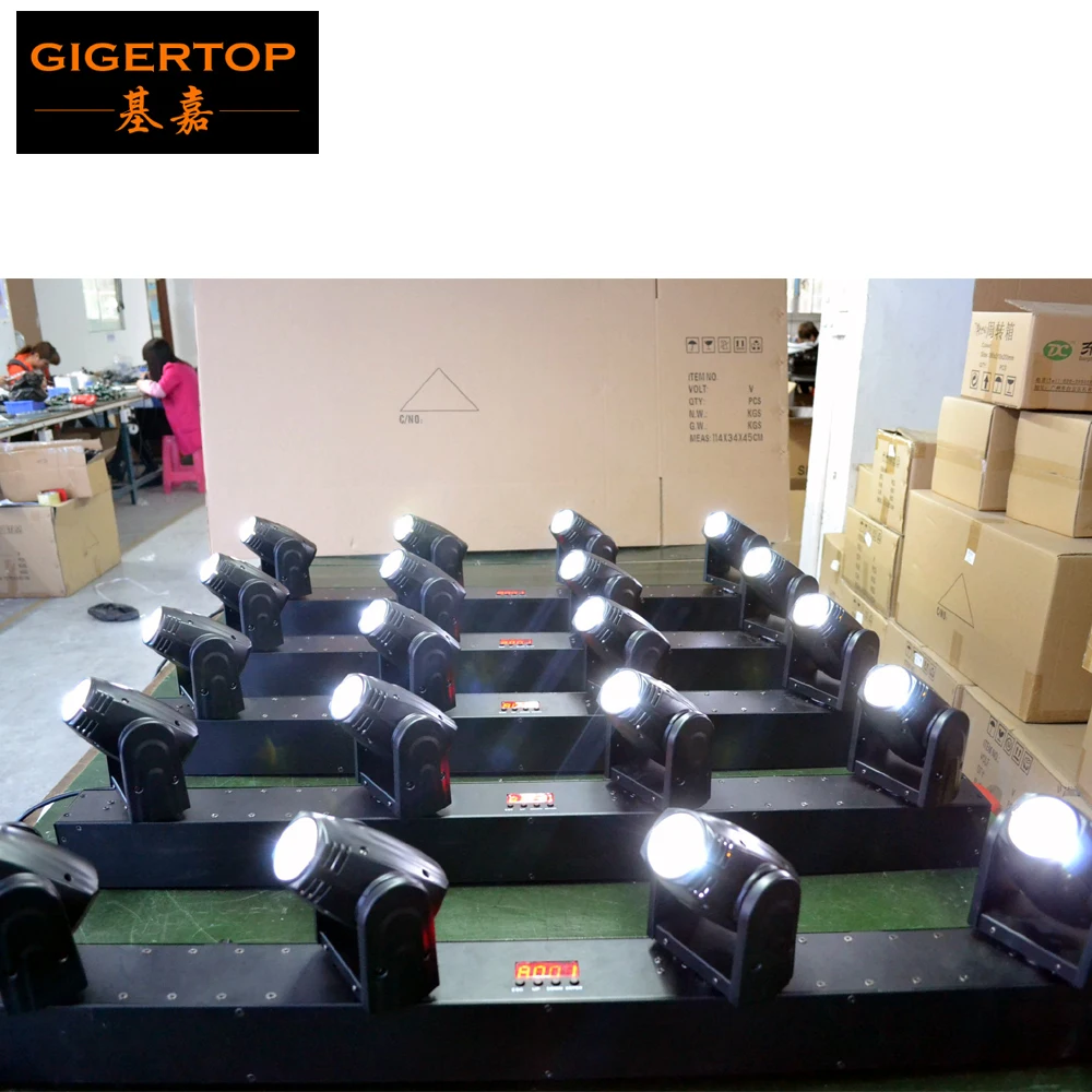 Бесплатная доставка TIPTOP белый Cree 4*10 Вт Светодиодный луч движущейся головы DMX 9/28CH