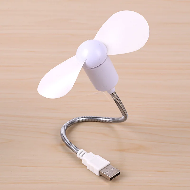 Портативный USB кулер мини вентилятор с гибким подключением к для ноутбуков