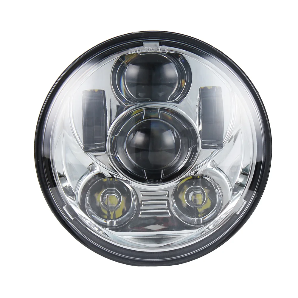 Для Honda 2002-2008 VTX 1800, VTX 1300 5,75 дюймов светодиодный фонарь для мотоцикла дальнего ближнего света с кронштейном для фар