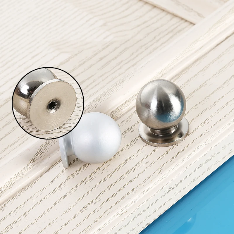 5 шт. круглые ручки ящика алюминиевый сплав гардероб Тянет Кухня Кабинета ручек
