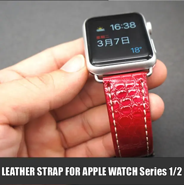 Роскошный ремешок для часов Apple iWatch Biel из натуральной кожи Ремешки наручных Series 1 2