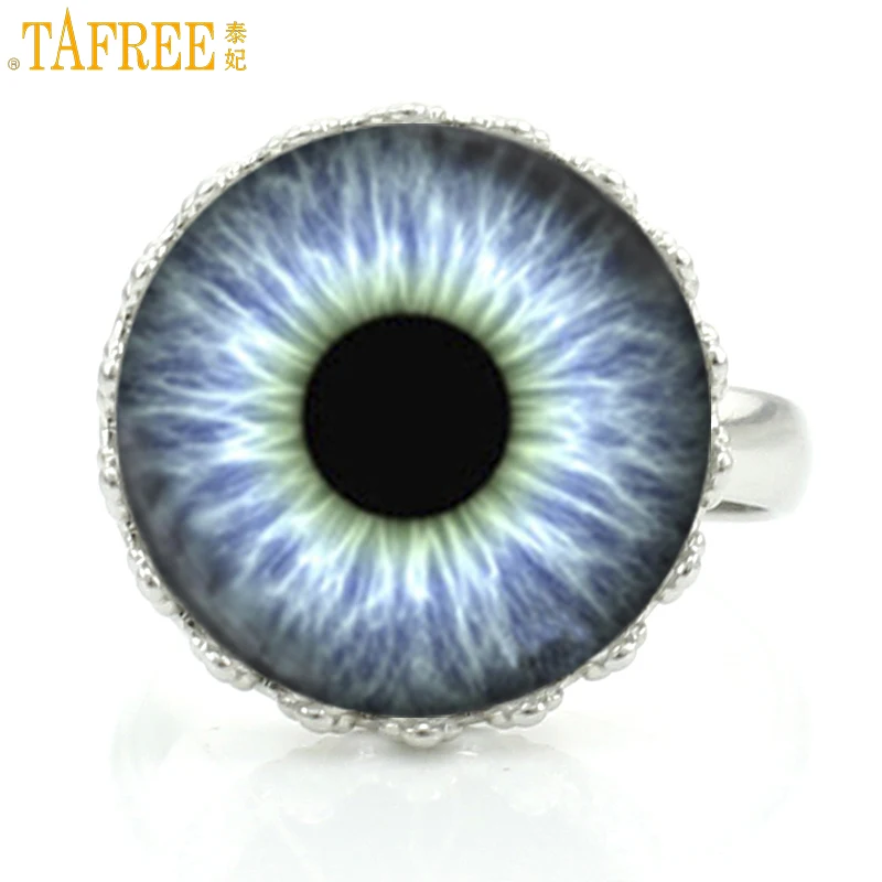 Новинка модные кольца TAFREE с драконом и глазом из стекла кабошон Корона винтажные