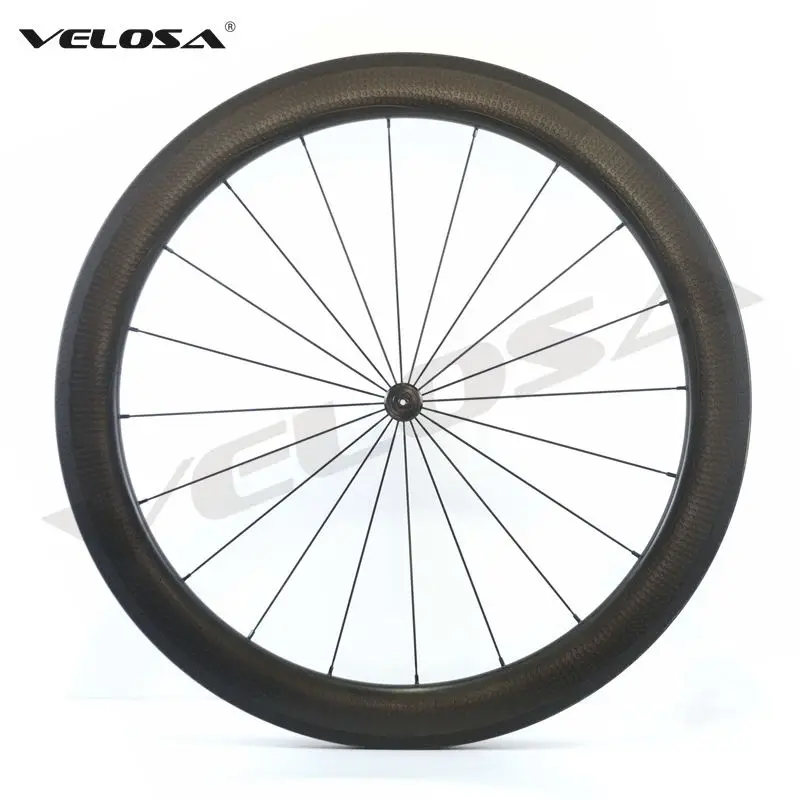 Velosa 404 454 58 мм dimple колеса, 700C Дорожные карбоновые велосипедные колёса, Showstopper тормоз для велосипеда, клинчер/комплект трубчатых колес