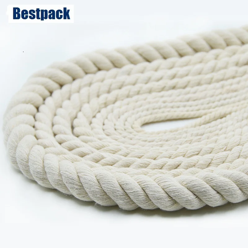 Декоративный шнурок из 100% хлопка для рукоделия 4 мм 20 мм|drawstring cord|cotton roperope decoration |