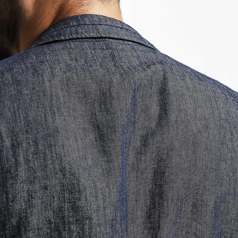 SIMWOOD 2018 Новая осень блейзеры Для мужчин мода Slim Fit Хлопок тёмный деним в горошек