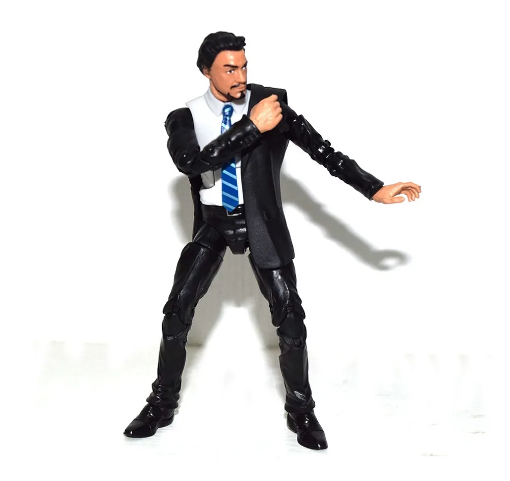 Marvel Legends Тони Старк с головой агента Коулсона черный костюм тела Aveners все новые все различные Фигурки игрушки