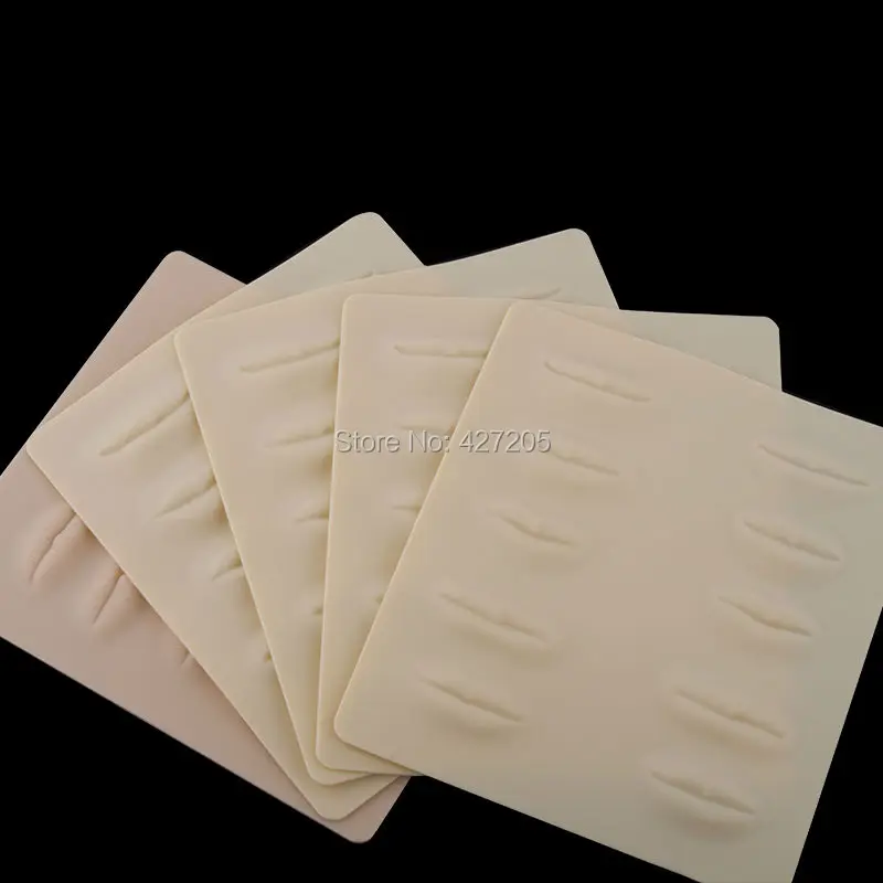 

5 шт./партия Высокое качество 3D Постоянный Макияж Губы практика кожи 22x19 см Косметическая татуировка тренировочная кожа Бесплатная доставка