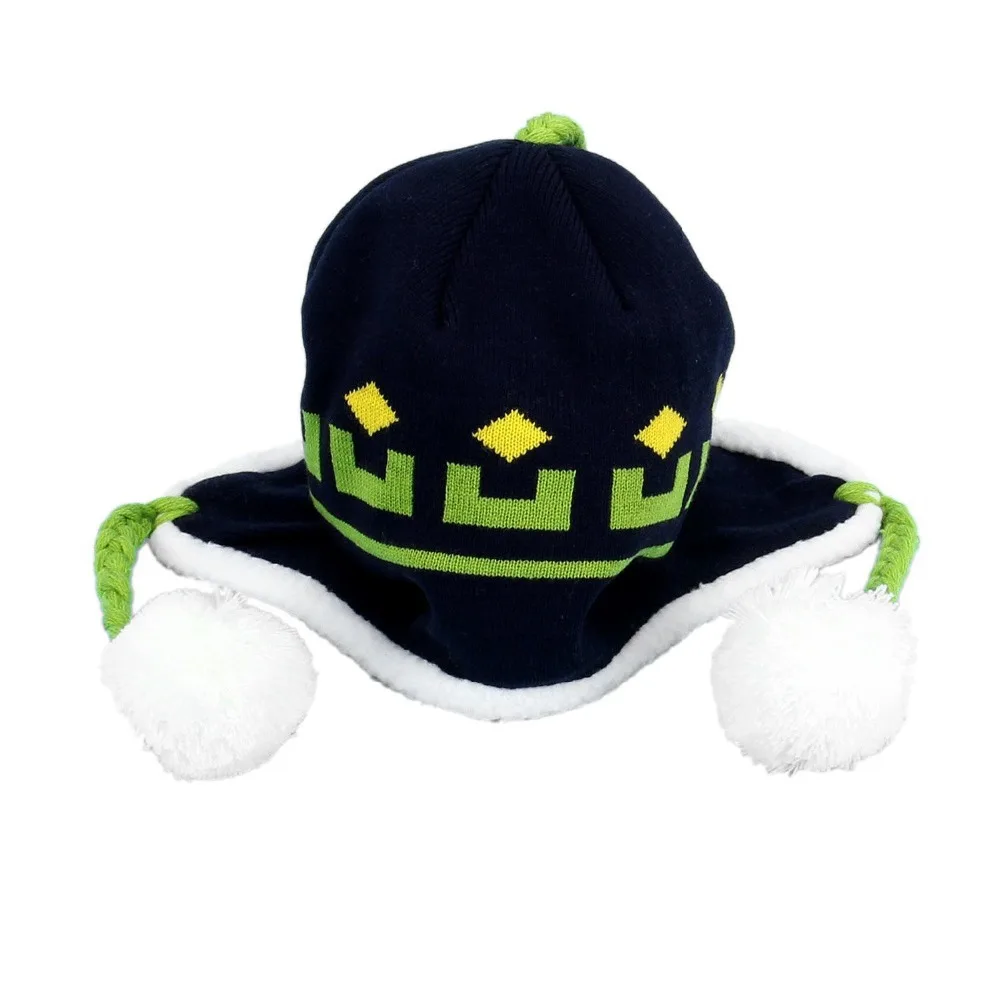 Аниме DMMD dramatical Murder Noiz Косплэй Кепки значок вязаные шапки-бини шапка зимняя обувь на теплом меху толстые Кепки рождественские свитеры с аксессуары для взрослых и детей