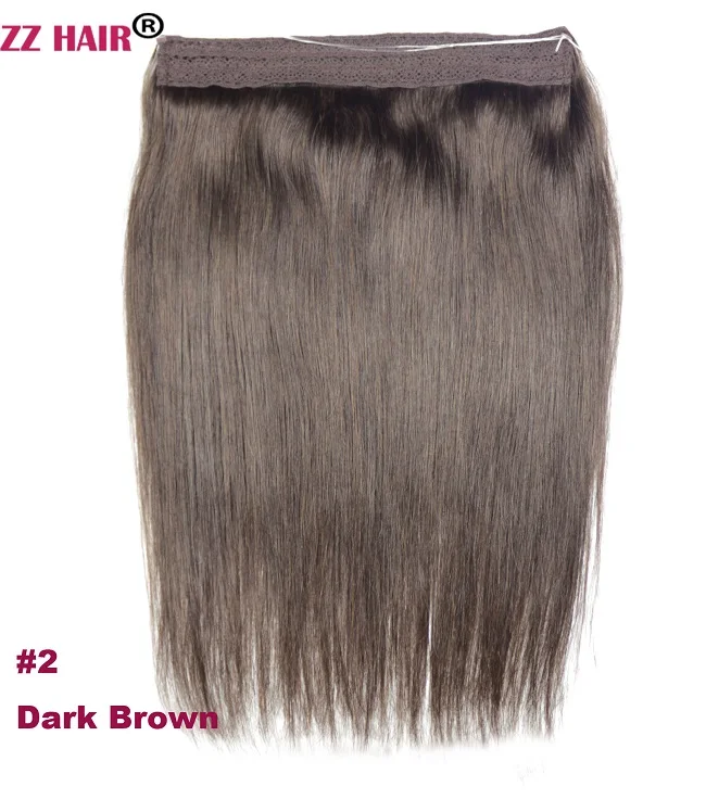 ZZHAIR 70 г 1"-20" Искусственные волосы одинаковой направленности Сияющие волосы флип в человеческих волос для наращивания один кусок набор рыбий линии