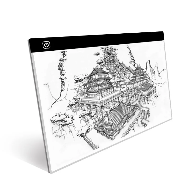 Светодиодный светильник Elice A3, трафарет для рисования с ЖК-экраном, художественная копия, рисунок, планшет для рисования, доска для стола, тату, вилка AU/EU/UK